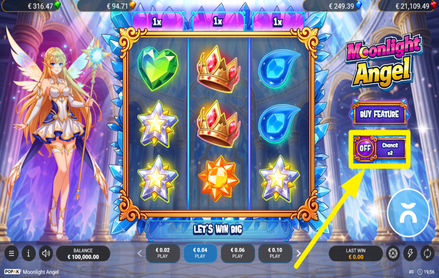 Moonlight Angel ВКЛЮЧИТЬ ШАНС X2.