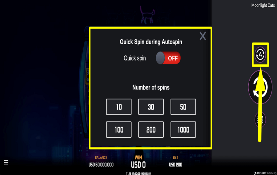 Moonlight Cats ВЫБЕРИТЕ АВТОВОСПРОИЗВЕДЕНИЕ.