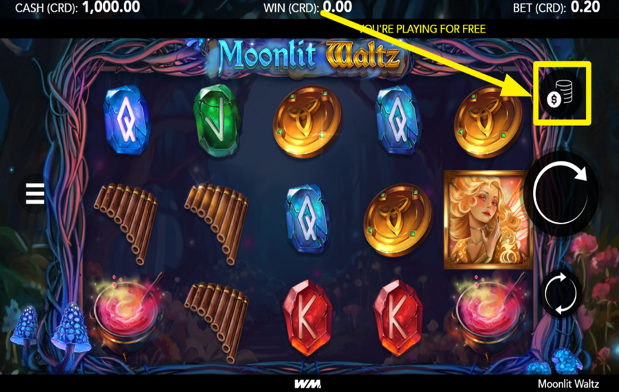 Moonlit Waltz CUSTOMIZE YOUR WAGER.