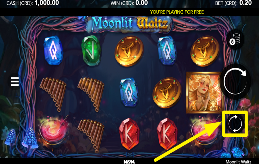 Moonlit Waltz USE AUTOMATED SPINS.