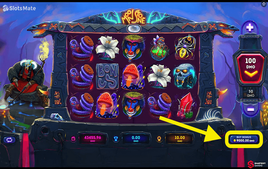 Moonstone En utilisant la fonction facultative « Acheter un bonus ».