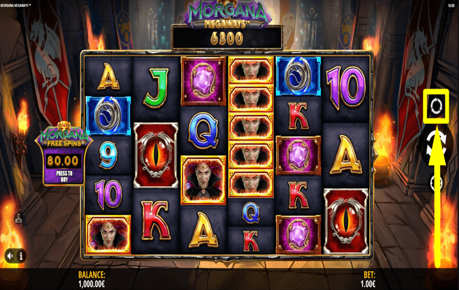 Morgana Megaways АКТИВИРУЙТЕ АВТОВОСПРОИЗВЕДЕНИЕ.