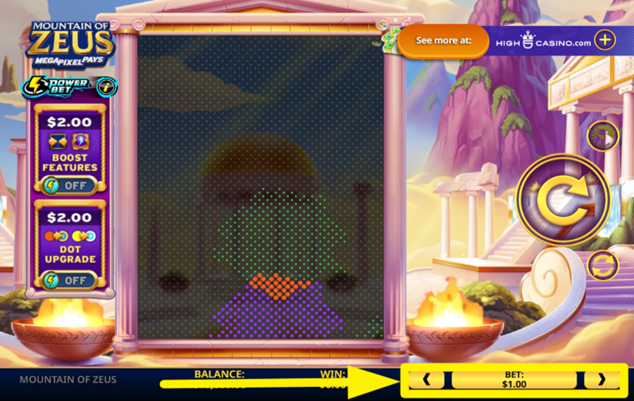 Mountain of Zeus PLACE YOUR BET.