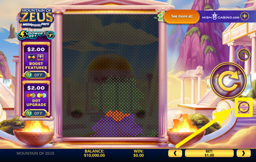 Mountain of Zeus CHOOSE AUTOMATIC SPINS.