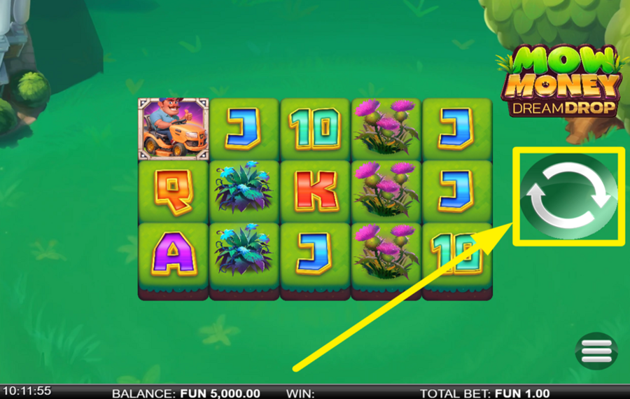 Mow Money Dream Drop MACH MIT BEIM DREHSPIEL.