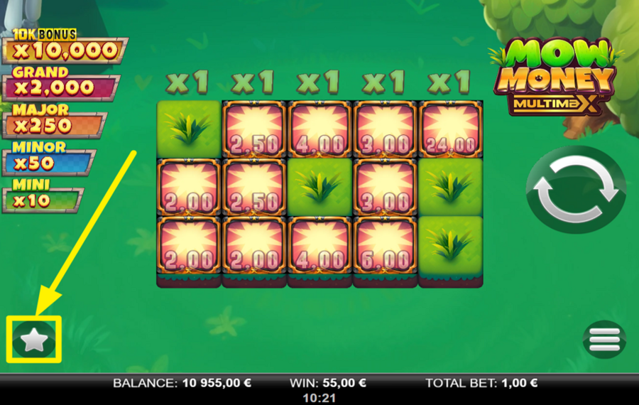 Mow Money MultiMax IMPEGNATI PER OTTENERE DI PIÙ.