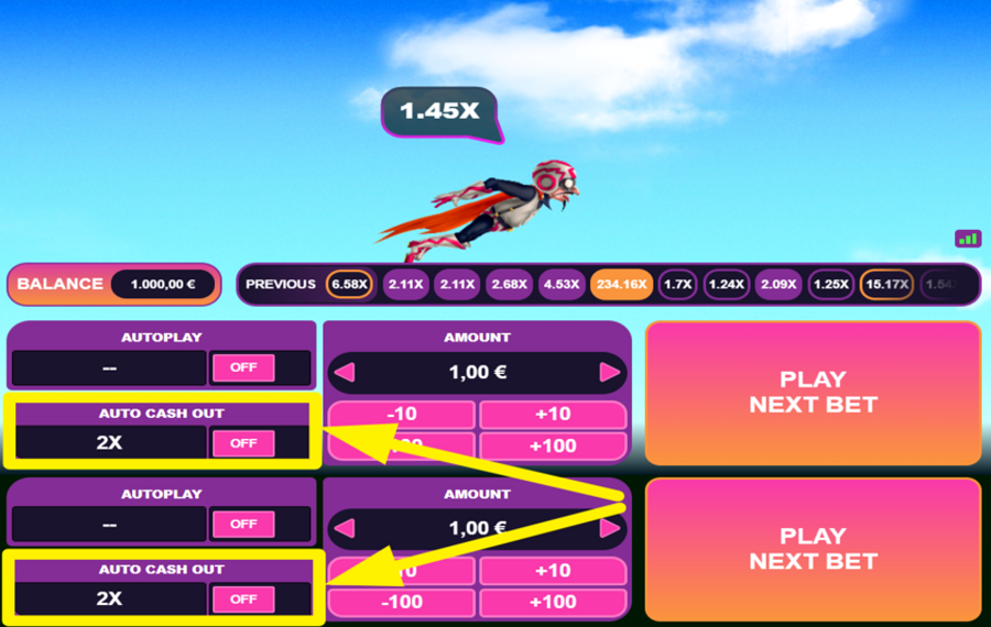 Mr Bullet IMPOSTA IL PRELIEVO AUTOMATICO.