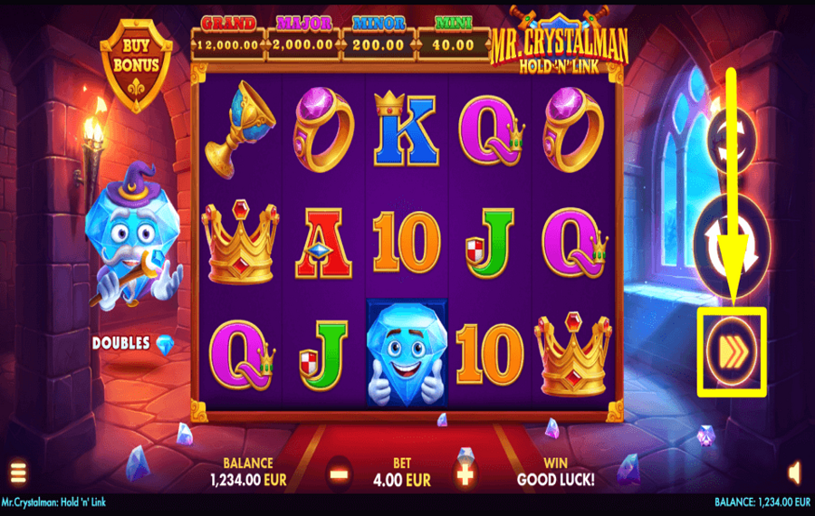 Mr Crystalman Hold N Link ENABLE TURBO MODE.