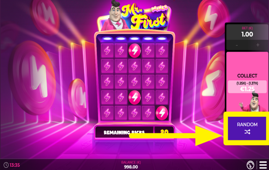 Mr First Mines SÉLECTIONNEZ DES TUILES AU HASARD.