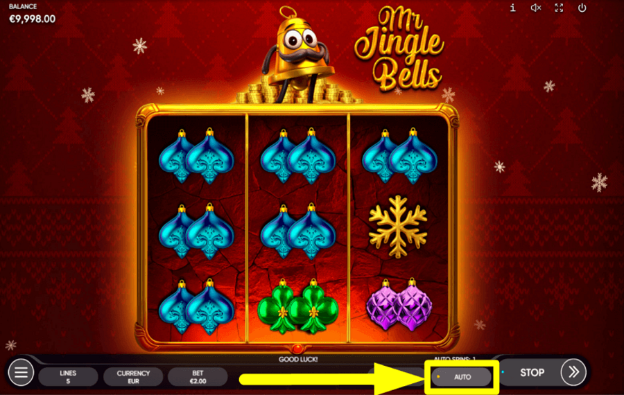 Mr Jingle Bells UTILIZZARE LA RIPRODUZIONE AUTOMATICA.