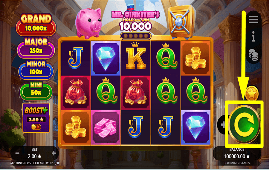 Mr Oinksters Hold and Win 10000 IL EST TEMPS DE JOUER.