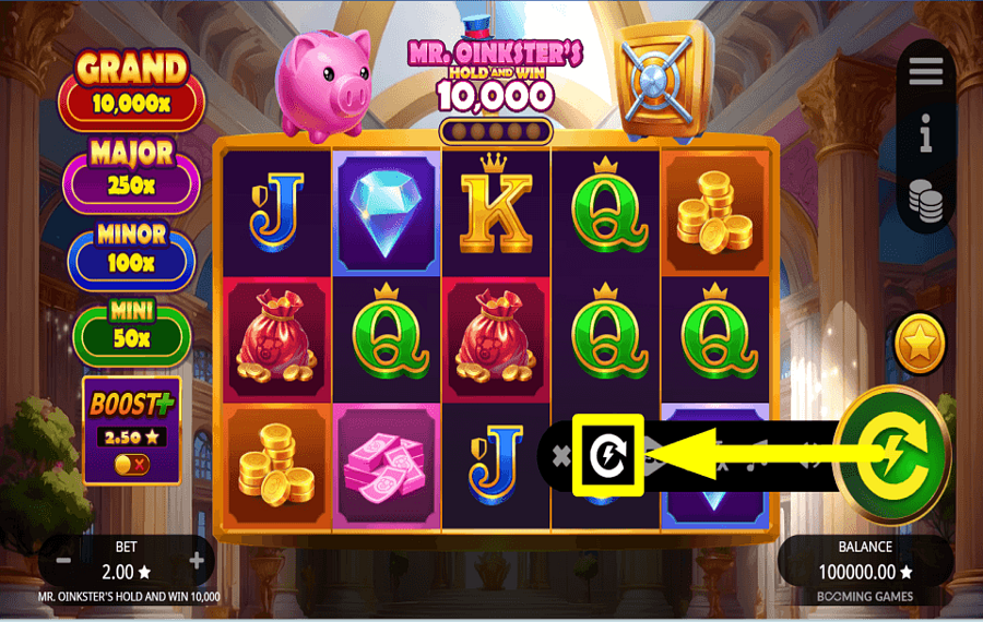 Mr Oinksters Hold and Win 10000 ACTIVER LE MODE TURBO.