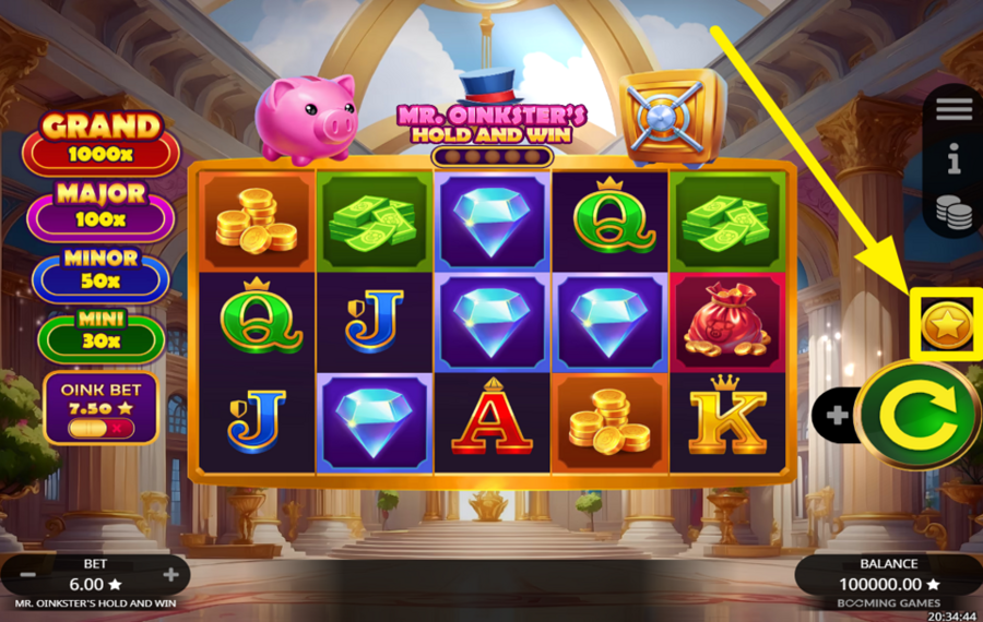 Mr Oinksters Hold and Win PROFITEZ D'UN BONUS !