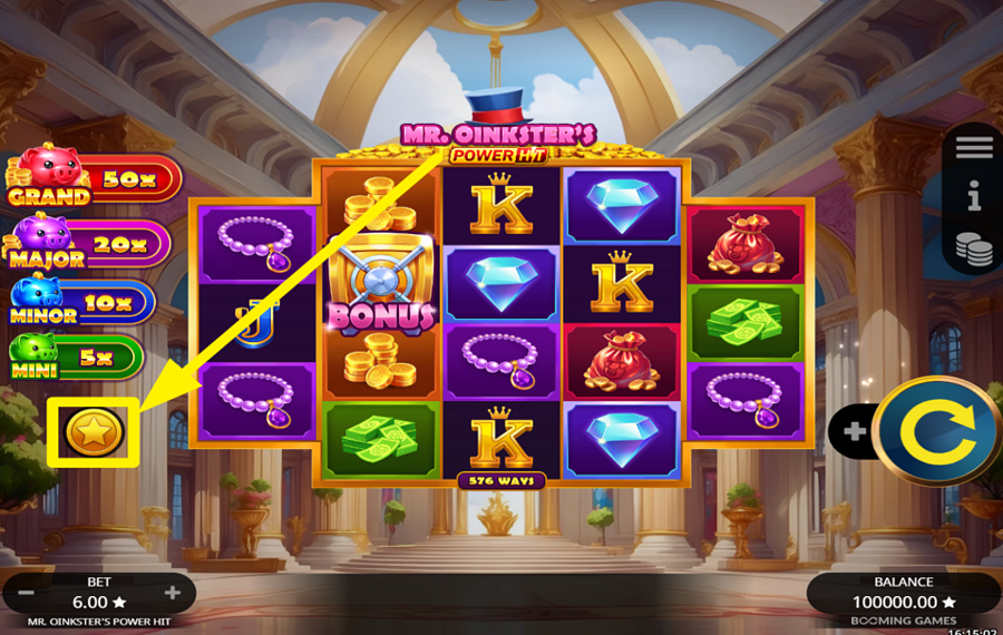 Mr Oinksters Power Hit PROFITEZ D'UN BONUS!