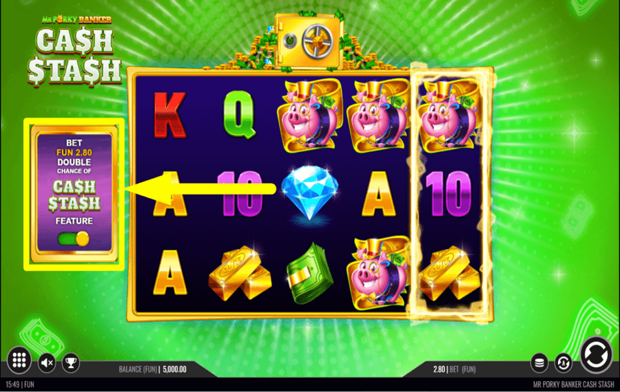 Mr Porky Banker CONSIDER ANTE BET.