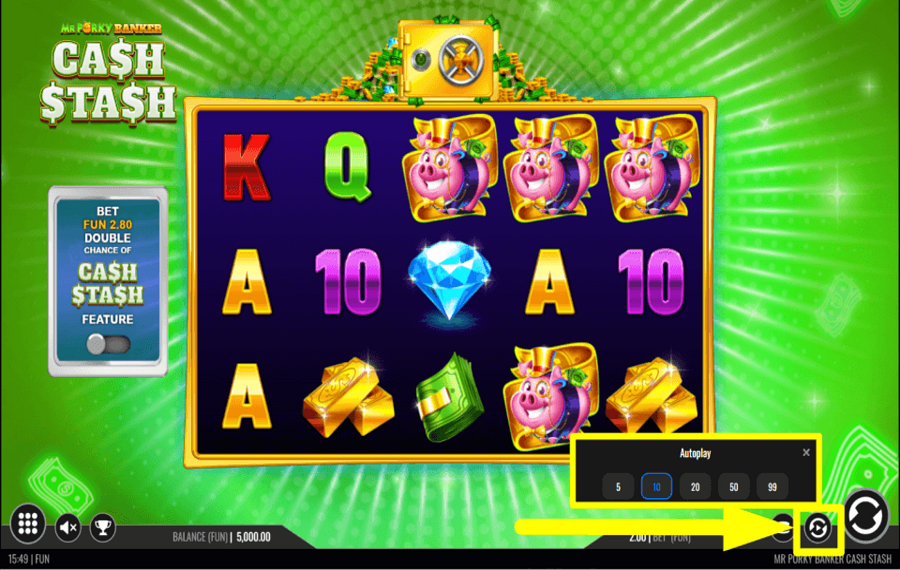 Mr Porky Banker CONTINUE AUTOMATICALLY.