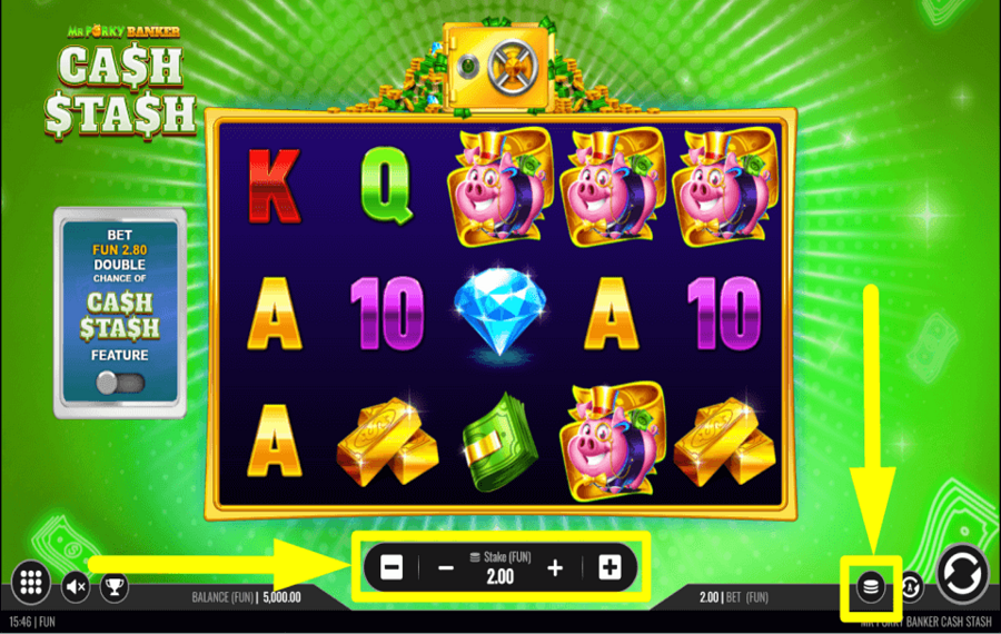 Mr Porky Banker CONTROL THE STAKE.