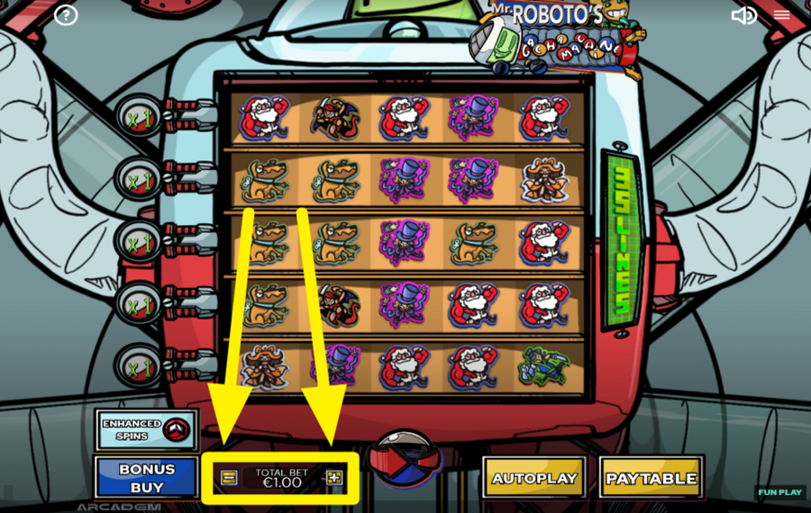 Mr Robotos Gacha Machine DÉCIDEZ DE VOTRE ENJEU.