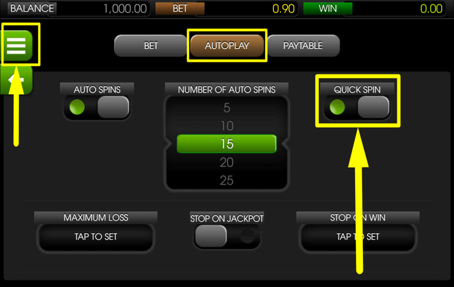 Mr Vegas UTILISEZ DES TOURS RAPIDES.