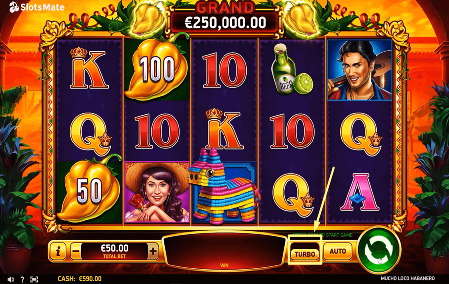 Mucho Loco Habanero Using the optional “Turbo” feature.