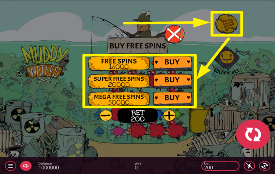 Muddy Waters UNLOCK FREE SPINS.