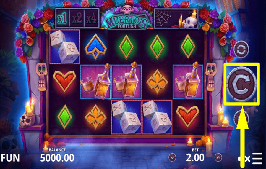 Muertos Fortuna HAGA CLIC EN GIRAR PARA GANAR.