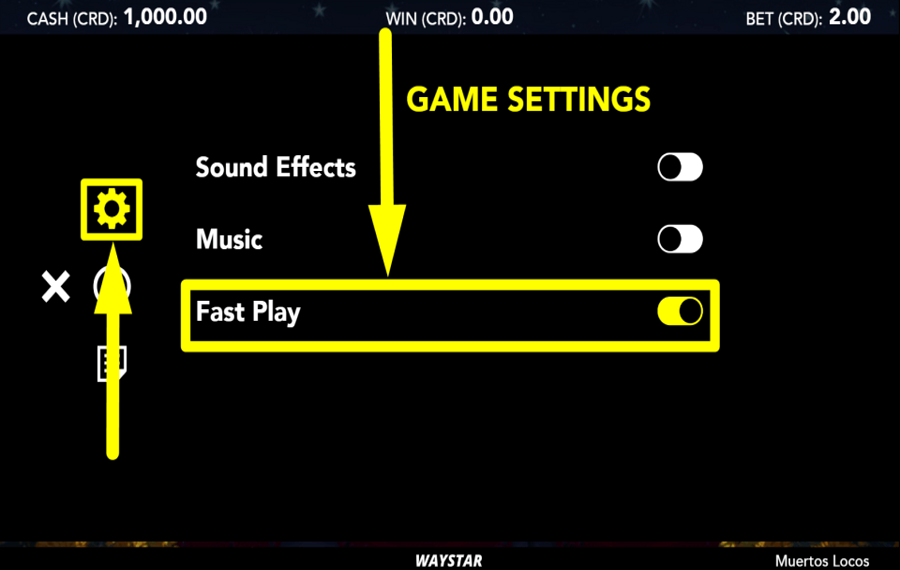 Muertos Locos SPEED UP THE GAME.