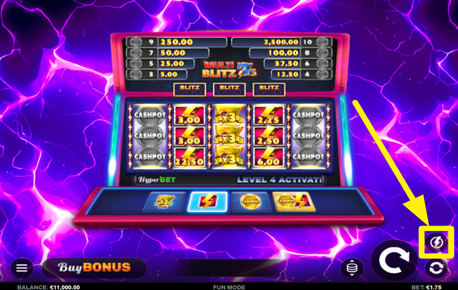 Multi Blitz 7s QUICKEN THE GAME.