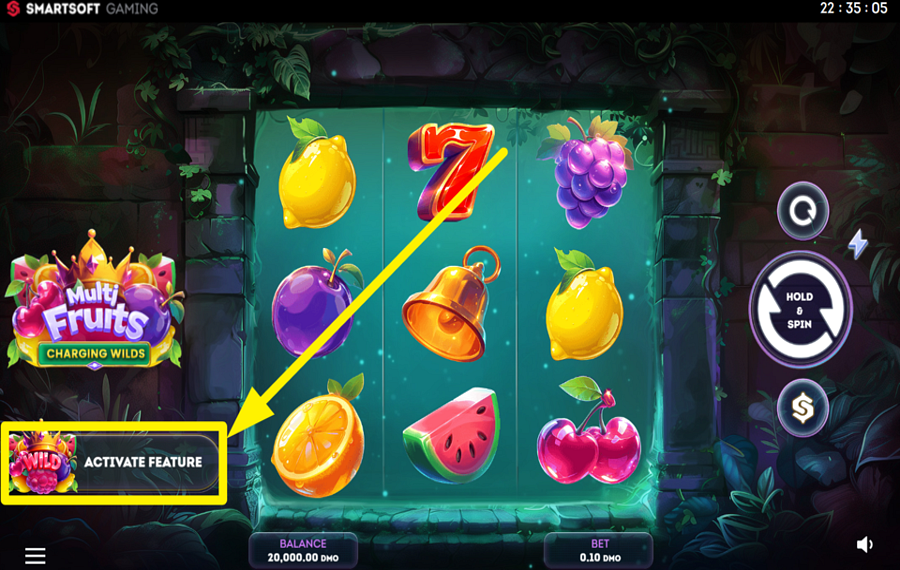 Multi Fruits Charging Wilds ACTIVA LA APUESTA ANTE.