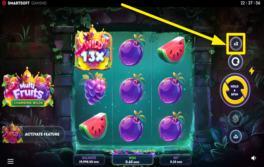 Multi Fruits Charging Wilds PON A PRUEBA TU FORTUNA.