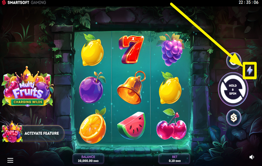 Multi Fruits Charging Wilds ACELERA LOS GIROS.