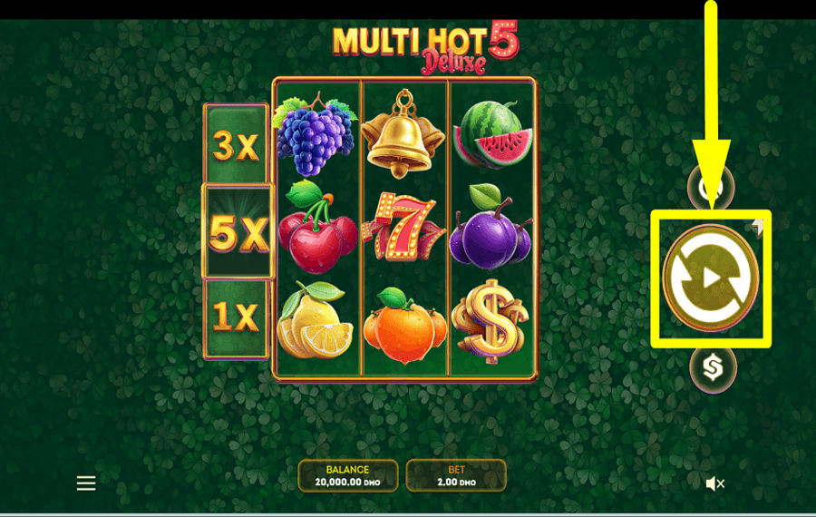 Multi Hot 5 Deluxe PLAY FOR REWARDS.