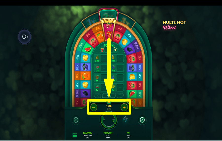 Multi Hot Wheel DÉTERMINER LA MISE.