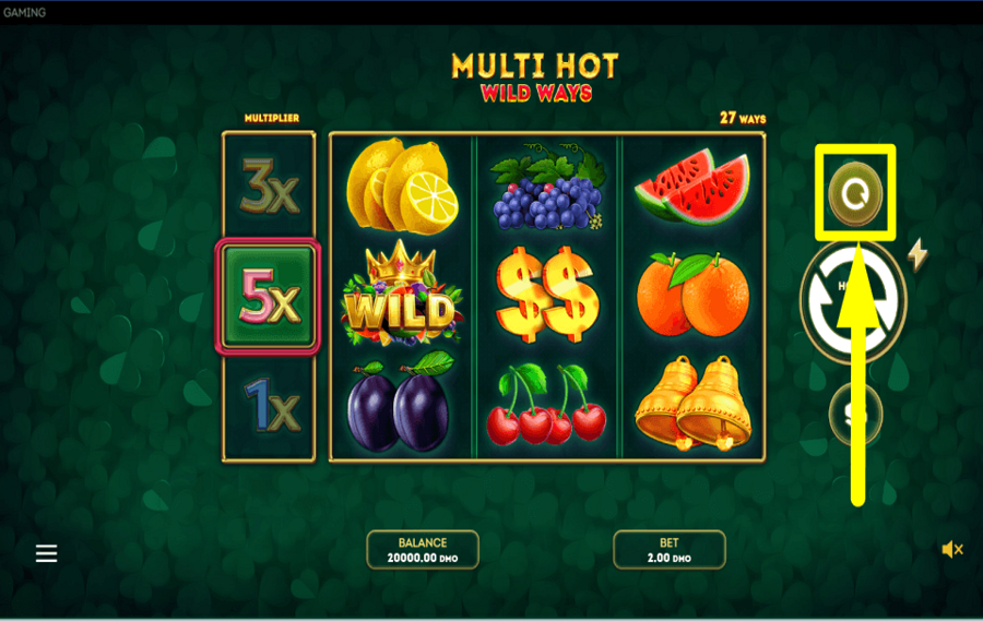 Multi Hot Wild Ways GIRAR AUTOMÁTICAMENTE.