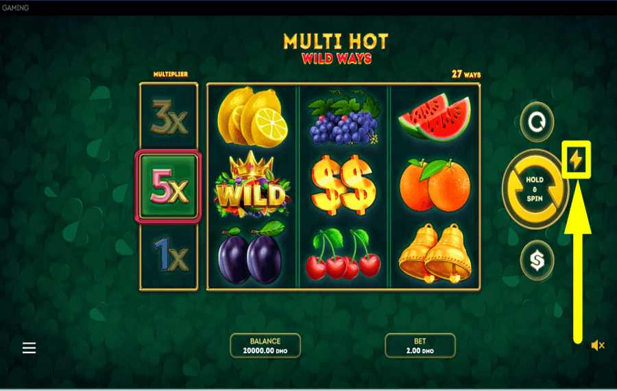 Multi Hot Wild Ways ACELERA EL JUEGO.