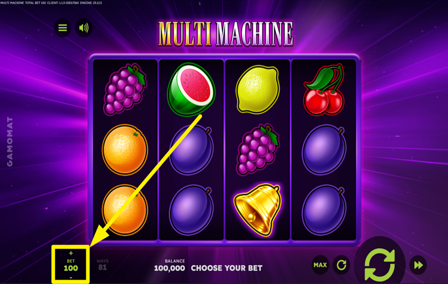 Multi Machine SCEGLI LA TUA SCOMMESSA.
