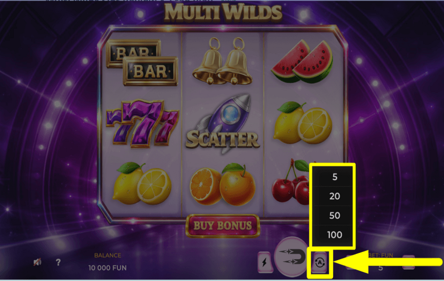 Multi Wilds ПРОДОЛЖИТЬ В АВТОМАТИЧЕСКОМ РЕЖИМЕ.