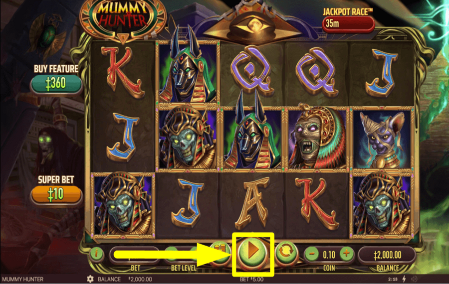 Mummy Hunter PLAY FOR THE PRIZE.