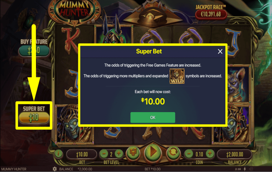 Mummy Hunter PUSH YOUR LUCK.