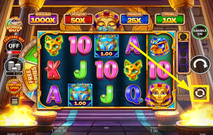 Mummy It Up UTILISEZ DES TOURS AUTOMATISÉS.