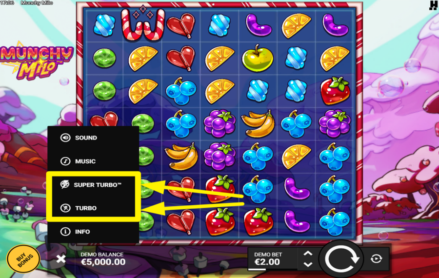 Munchy Milo ACCELERA IL GIOCO.