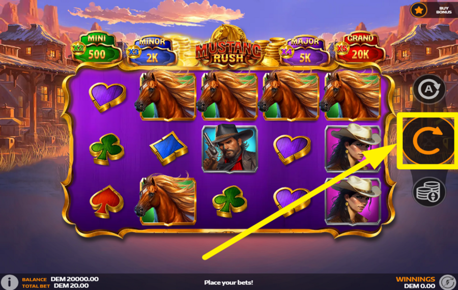 Mustang Rush EMBARK ON YOUR GAME!