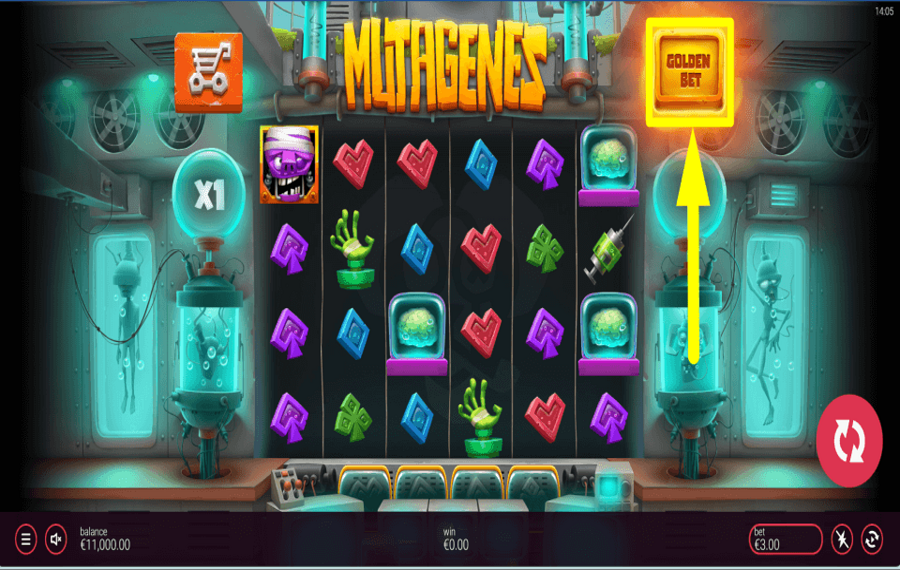 Mutagenes PLEDGE THE GOLDEN BET.