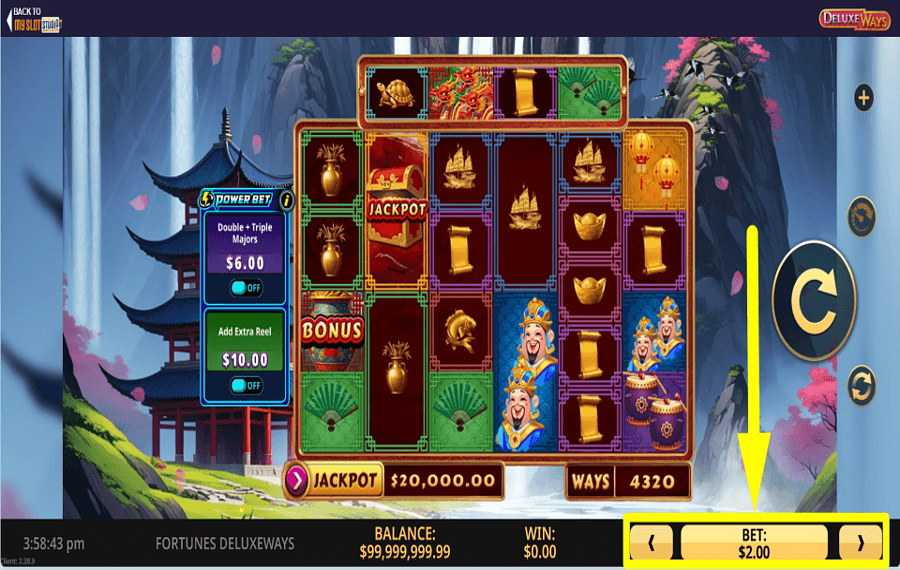 My Slot Studio ОПРЕДЕЛИТЕ СТАВКУ.