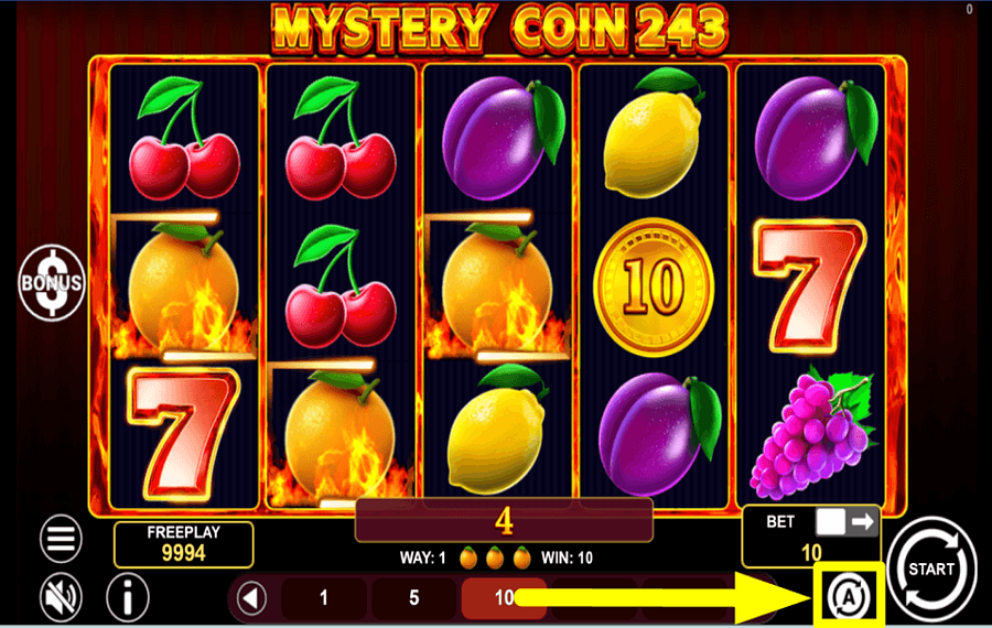 Mystery Coin 243 USE AUTOPLAY.