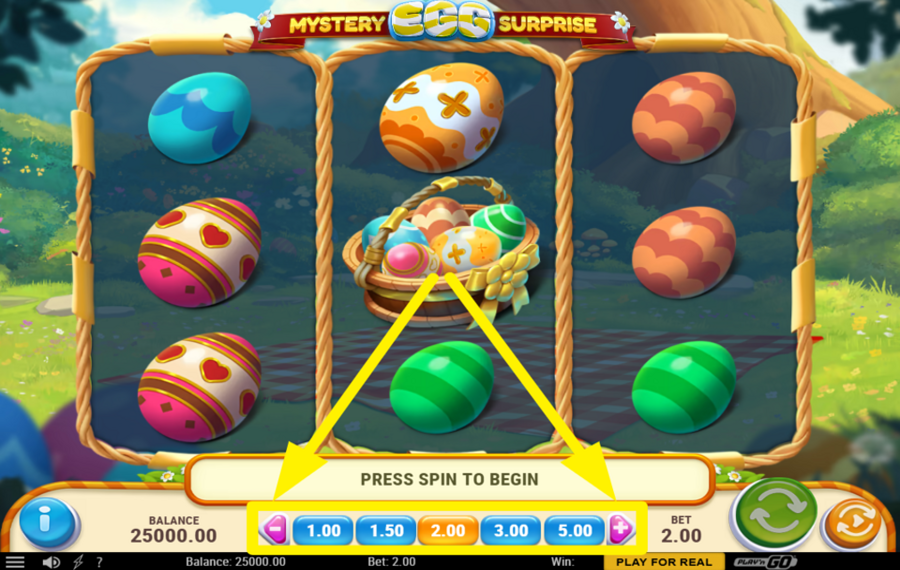 Mystery Egg Surprise ОПРЕДЕЛИТЕ СВОЮ СТАВКУ.