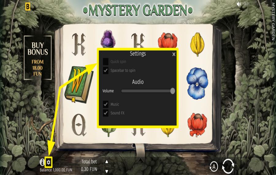 Mystery Garden QUICKEN THE GAME.