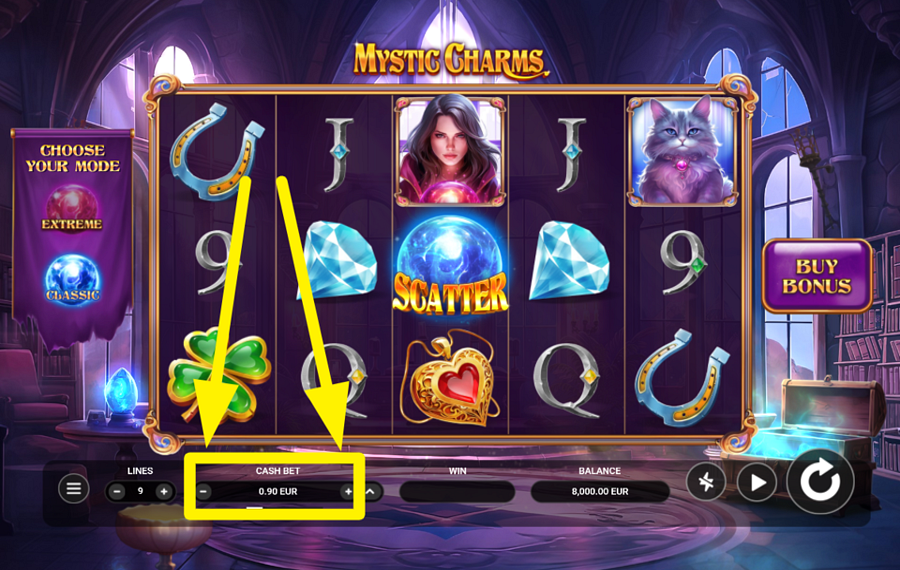 Mystic Charms РЕШИТЕ ​​СТАВКУ НА ЛИНИЮ.