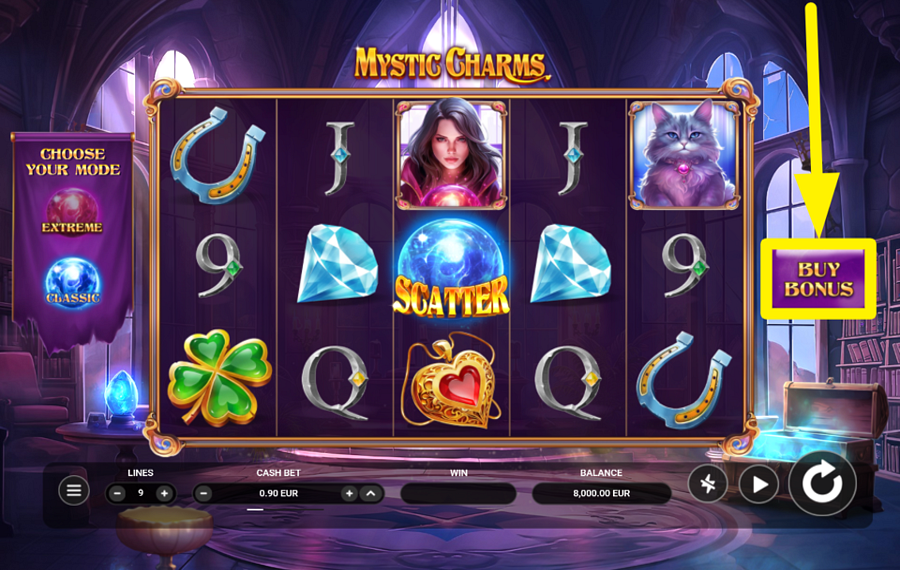 Mystic Charms РАЗБЛОКИРУЙТЕ БОНУСНЫЕ ФУНКЦИИ.
