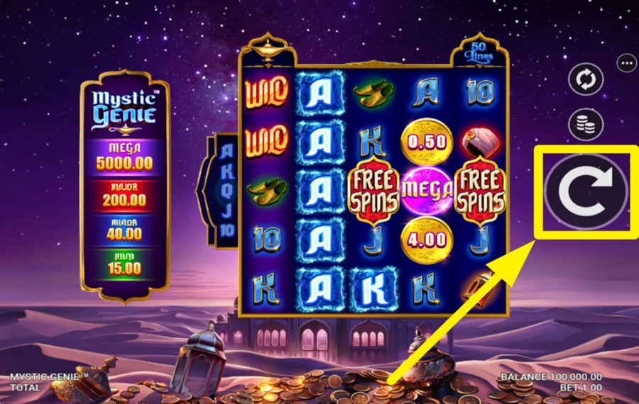 Mystic Genie ВРАЩАЙТЕСЬ К УСПЕХУ!